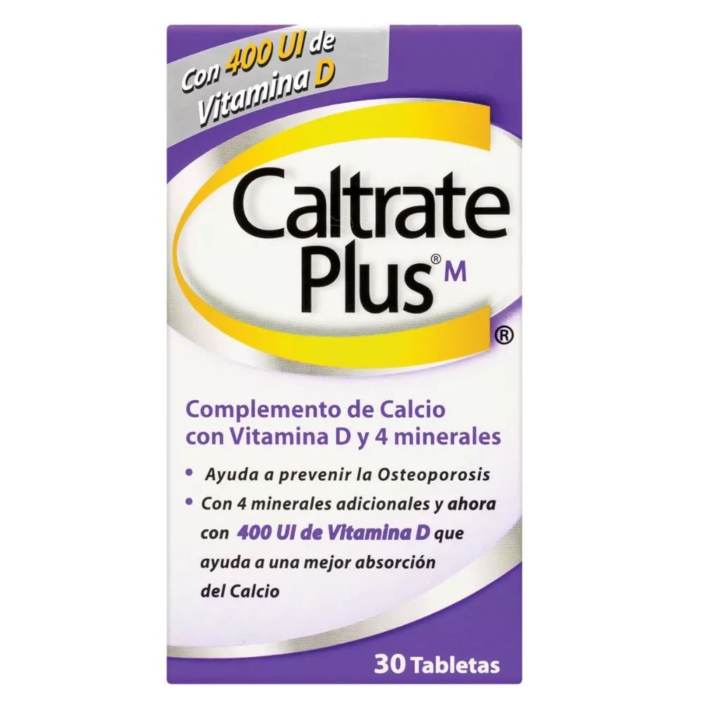 CALTRATE PLUS 400UI 30 TBS - Imagen 1