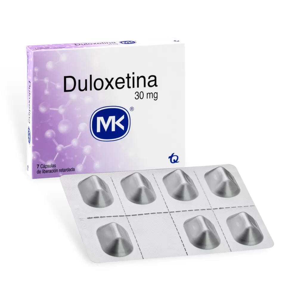 100022080.jpg DULOXETINA 30 MG 7 CAPSULAS MK - Imagen 1