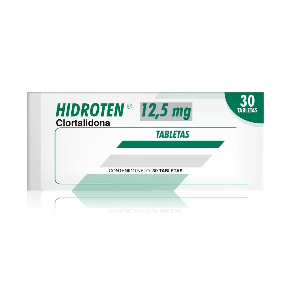 100022221.jpg HIDROTEN 12.5 MG 30TABLETAS - Imagen 1