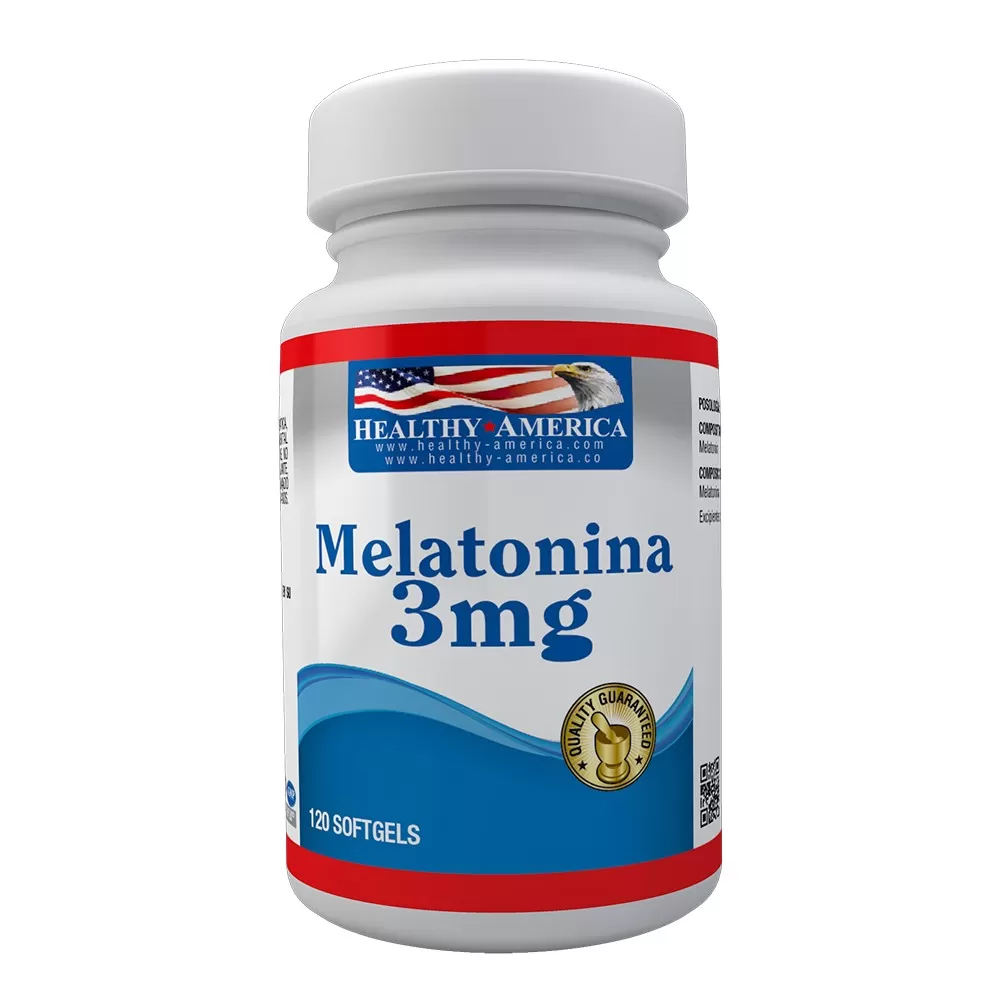 100022670.jpg MELATONINA 3 MG 120 SOFTG HEALTHY* - Imagen 1