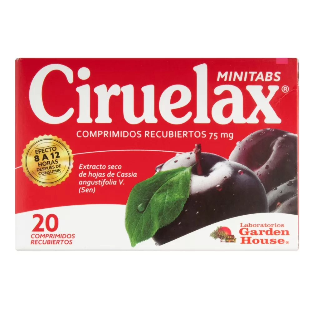 CIRUELAX MINITABS 20 COMPRIMIDOS - Imagen 1