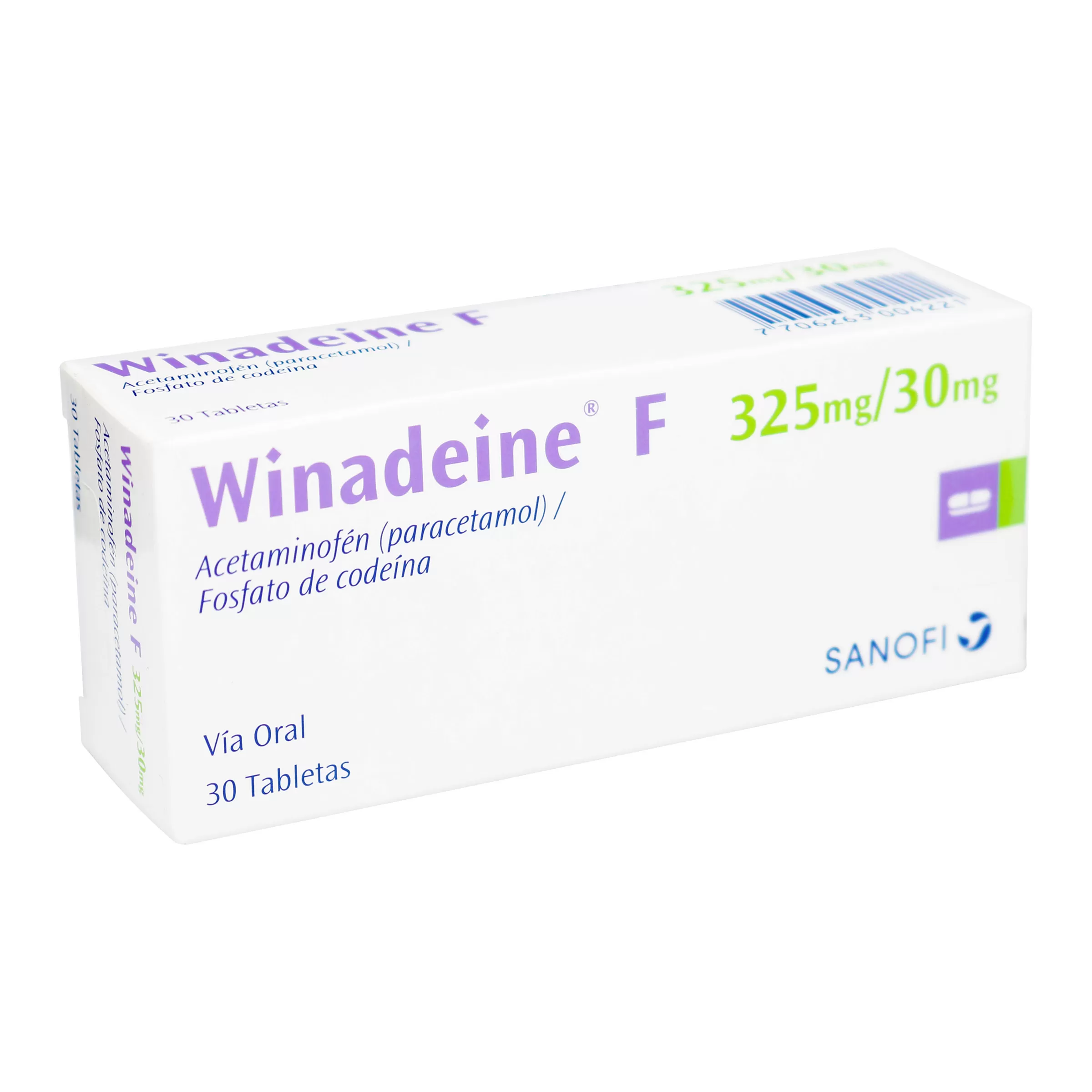 100023085.jpg WINADEINE F 325/30 MG 30 TABLETAS - Imagen 1