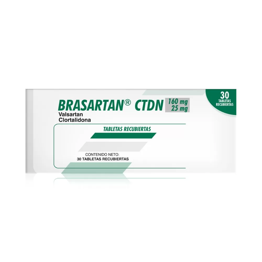 100023255.jpg BRASARTAN CTDN 160/25MG 30 TBS - Imagen 1