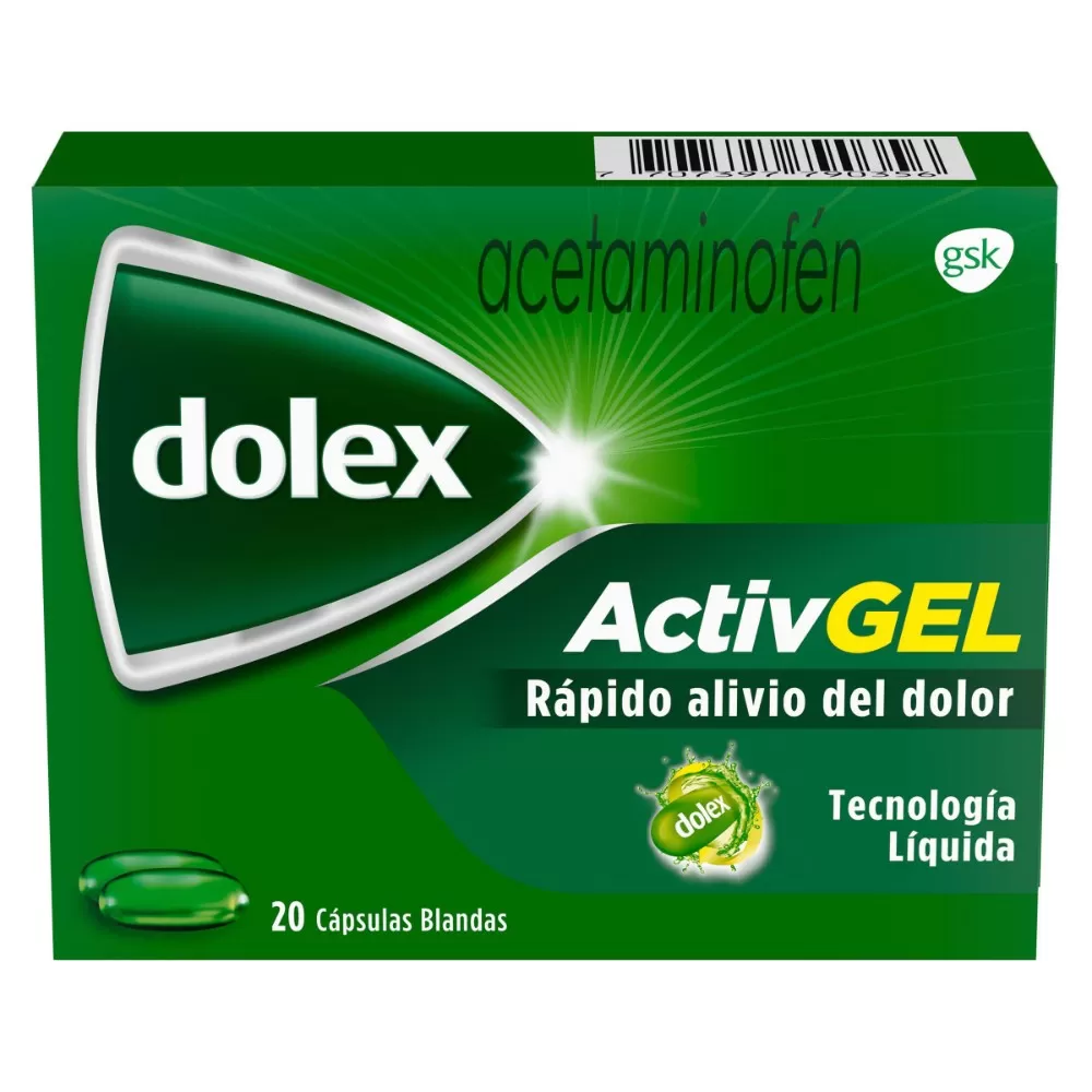 DOLEX ACTIVEGEL 20 CAPSULAS LIQUIDAS - Imagen 1