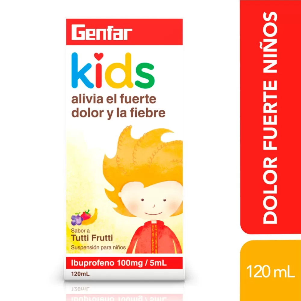 IBUPROFENO SUSPENSION KIDS 120ML GF - Imagen 1