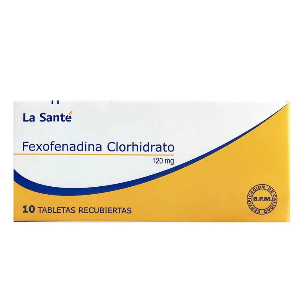 FEXOFENADINA 120MG 10 TBS LS - Imagen 1