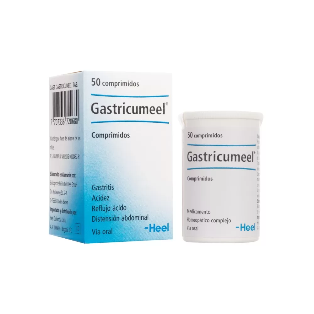 GASTRICUMEEL 60 MG 50 COMPRIMIDOS - Imagen 1