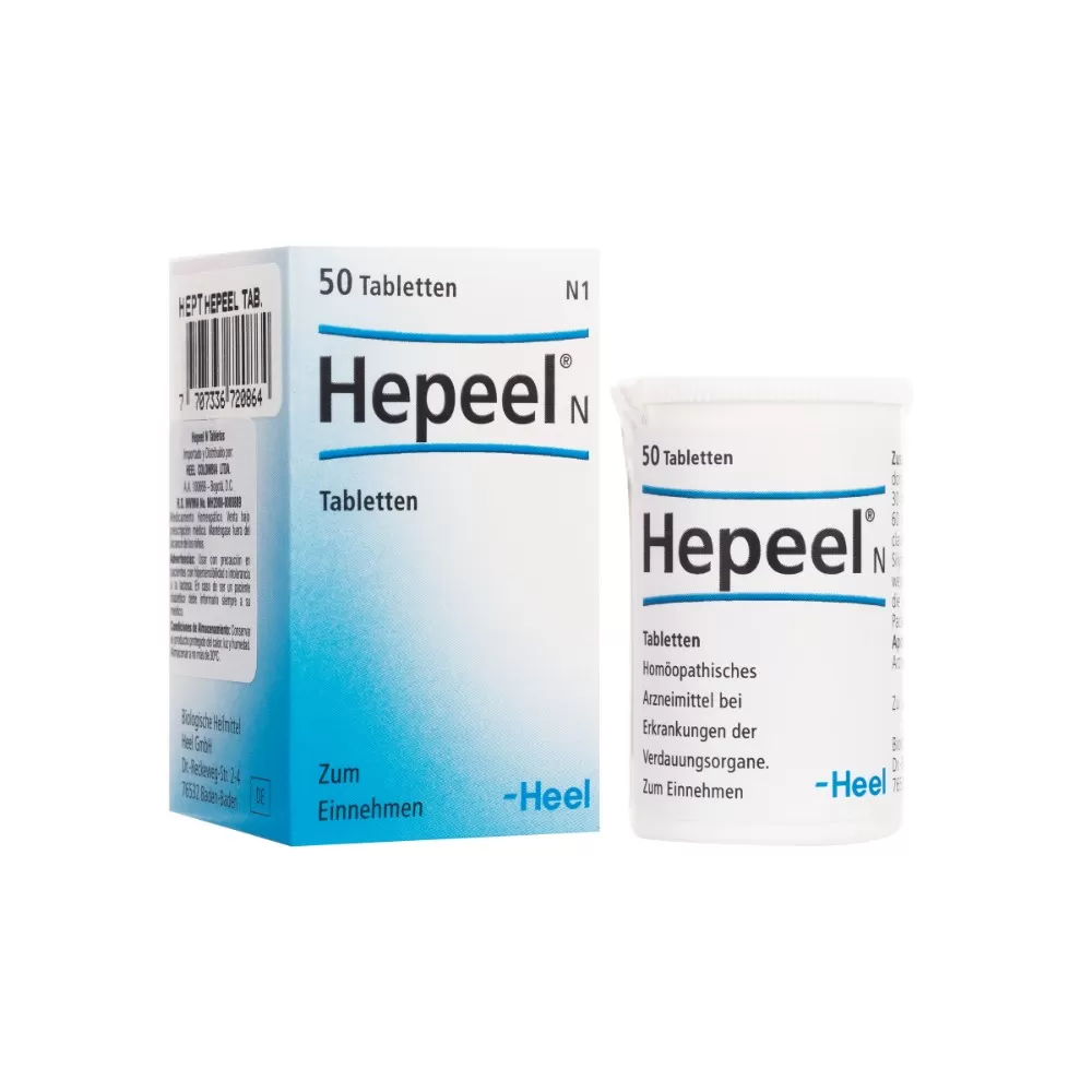 HEPEEL 90 MG 50 TABLETAS - Imagen 1