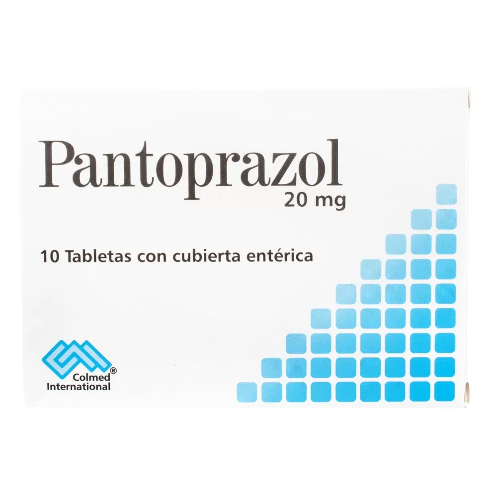PANTOPRAZOL 20 MG 10 TABLETAS PC - Imagen 1
