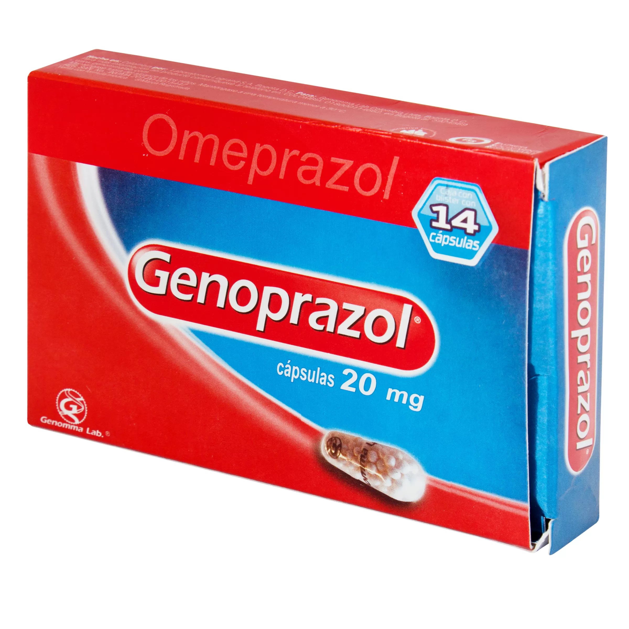 GENOPRAZOL 20 MG 14 CAPSULAS - Imagen 1