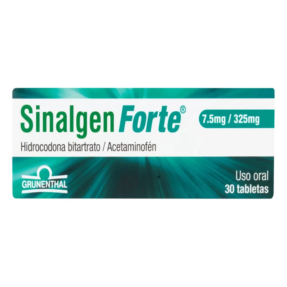 SINALGEN FORTE 7.5/325 MG 30TBS - Imagen 1