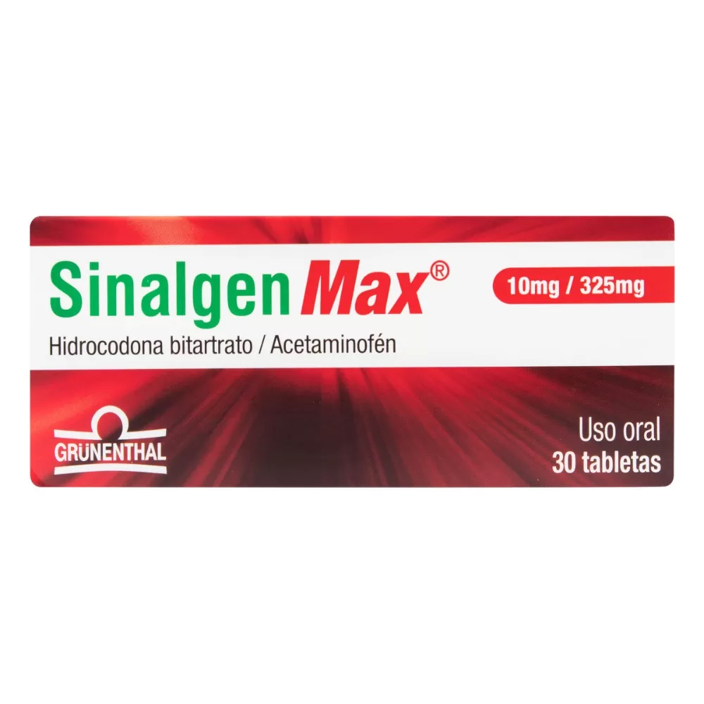 SINALGEN MAX 10/325 MG 30 TBS - Imagen 1