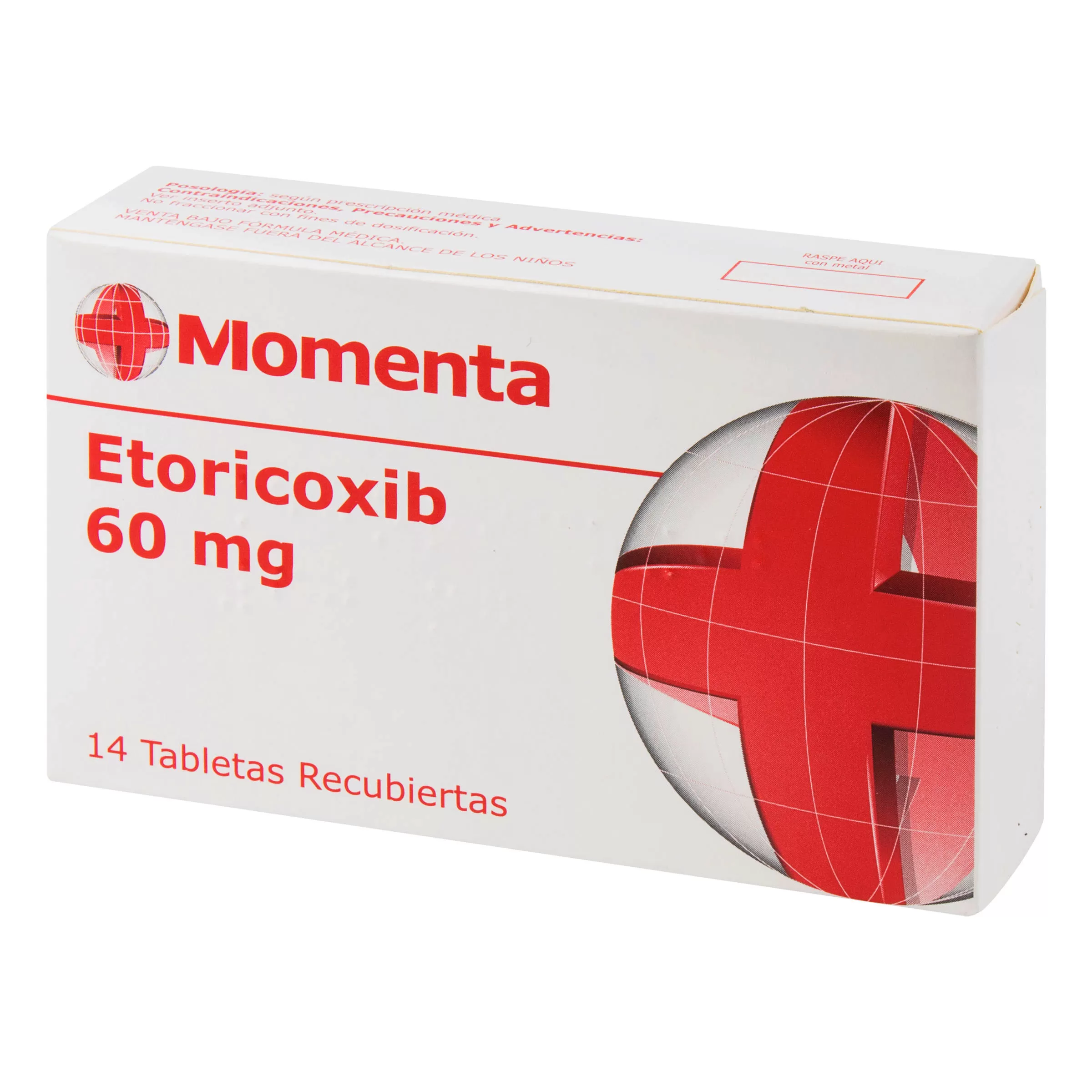 100025646.jpg ETORICOXIB 60 MG 14 TABLETAS MOMENTA - Imagen 1
