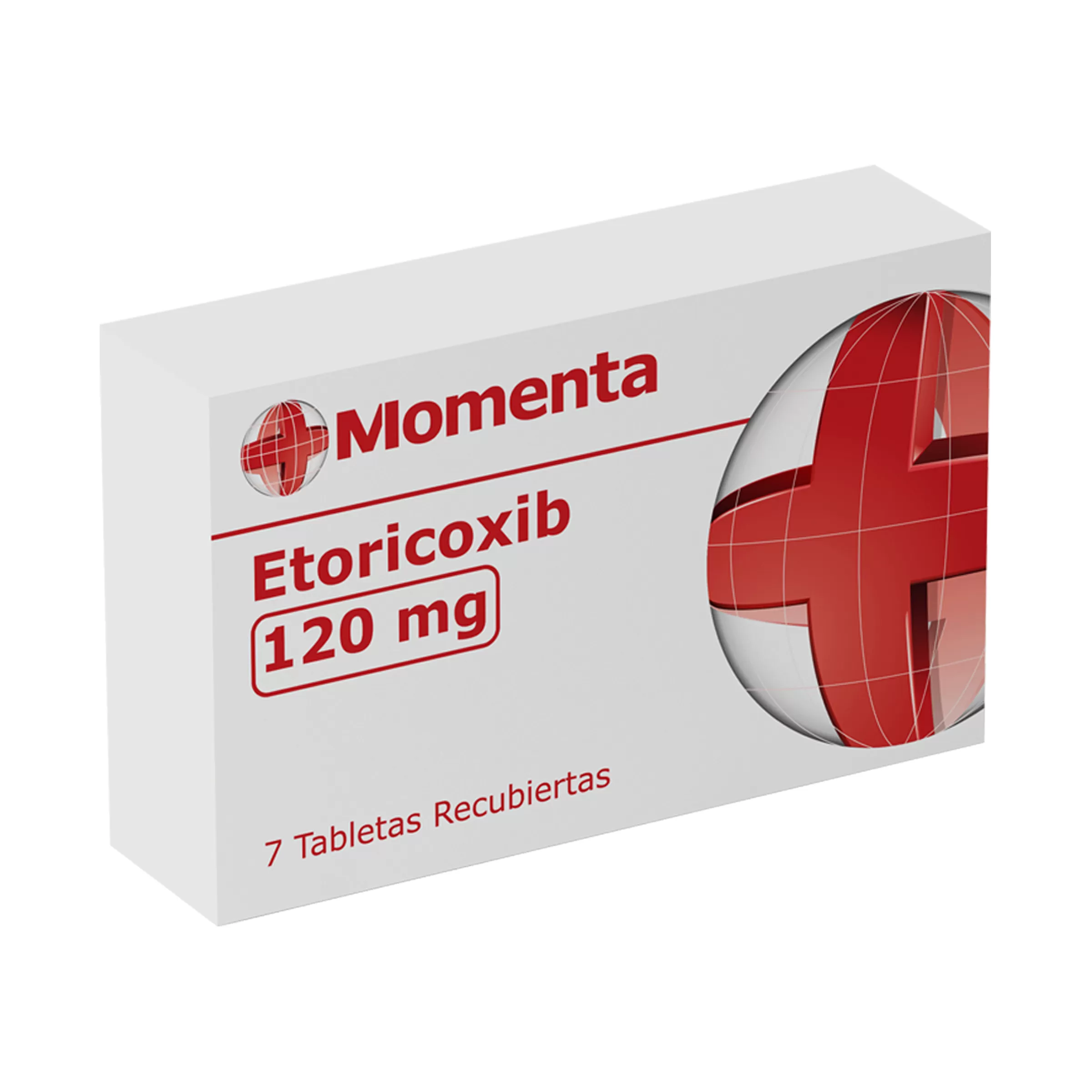 100025648.jpg ETORICOXIB 120 MG 7 TABLETAS MOMENTA - Imagen 1