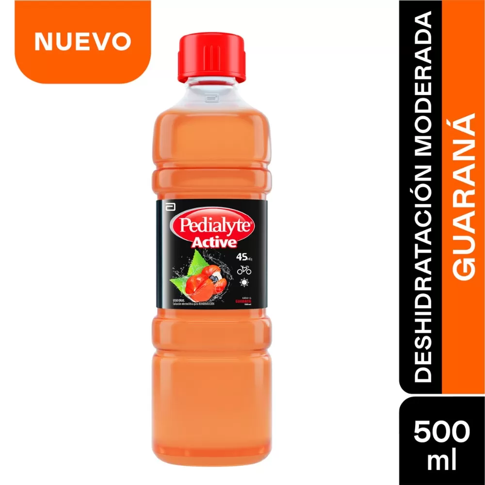 PEDIALYTE CON ZINC 45 ACT GUARANA 500 ML - Imagen 1