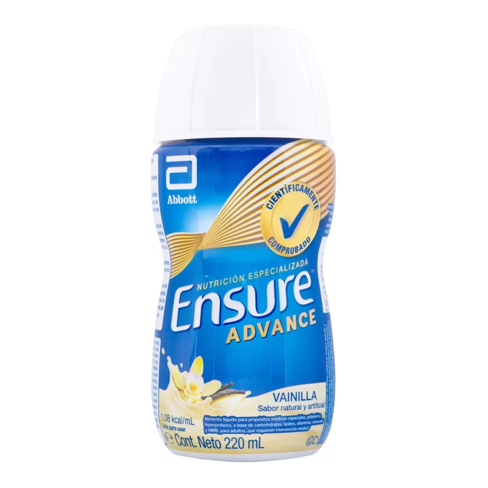 100026840.jpg ENSURE ADVANCE LIQ RPB VAINILLA 220ML - Imagen 1