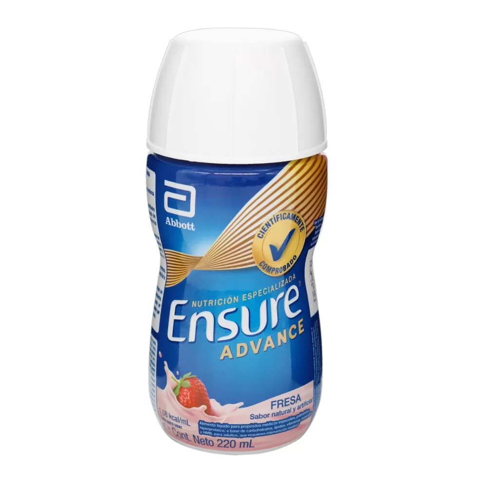 ENSURE ADVANCE LIQ RPB FRESA 220 ML - Imagen 1