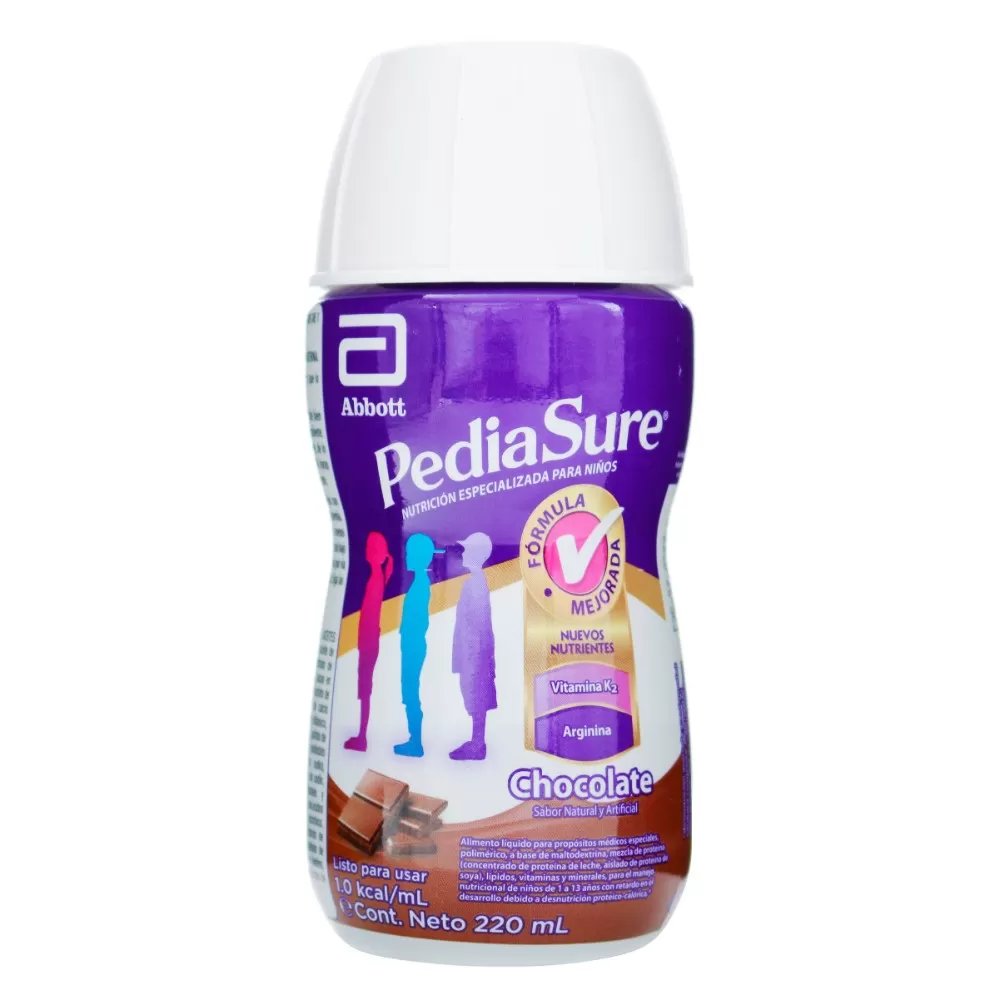 PEDIASURE LIQ.MRI CHOCOLATE RPB 220ML - Imagen 1