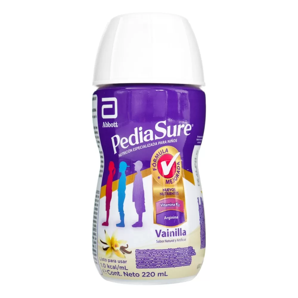 PEDIASURE LIQ.VAINILLA BOTELLA 220 ML - Imagen 1