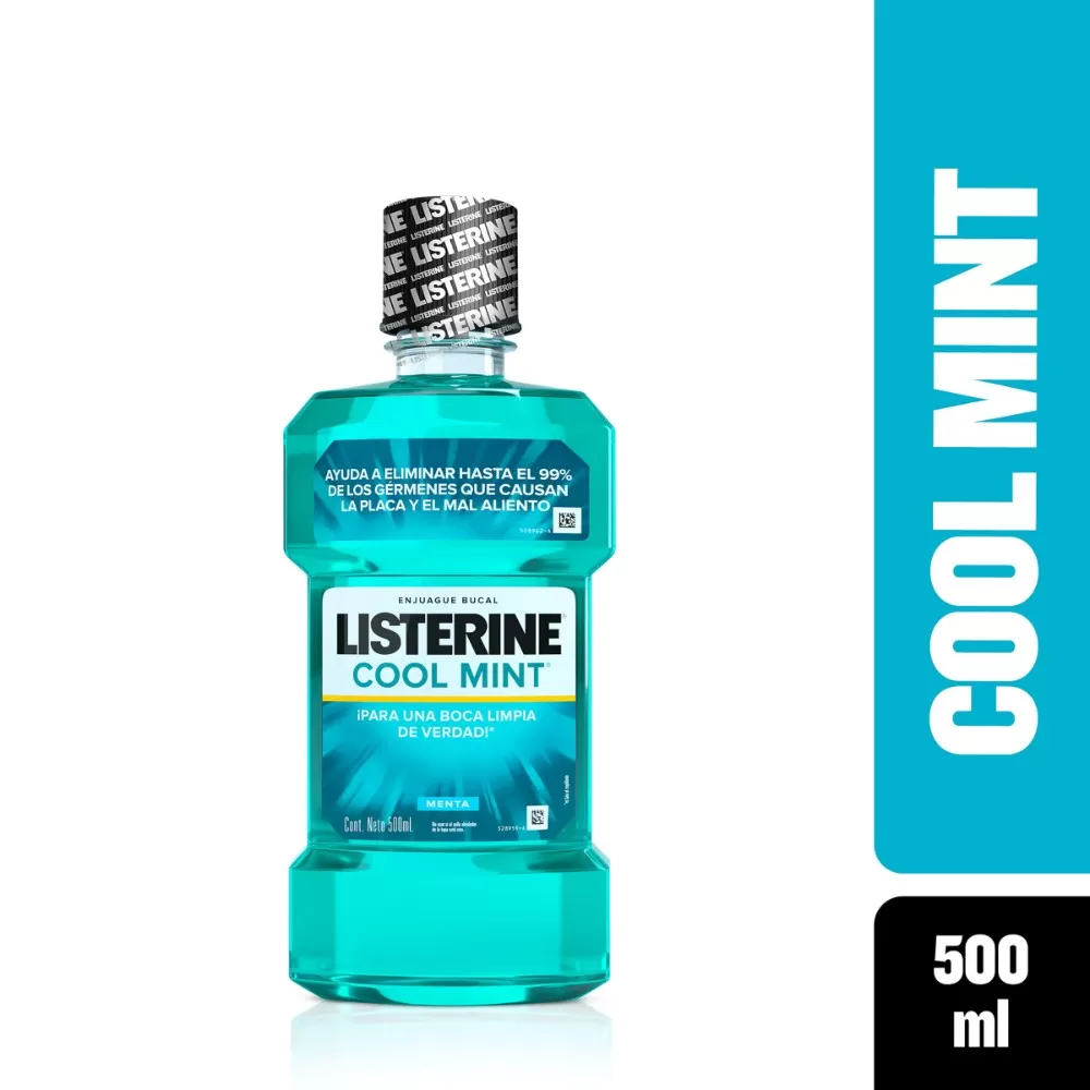200003788.jpg LISTERINE COOL MINT 500 ML - Imagen 1