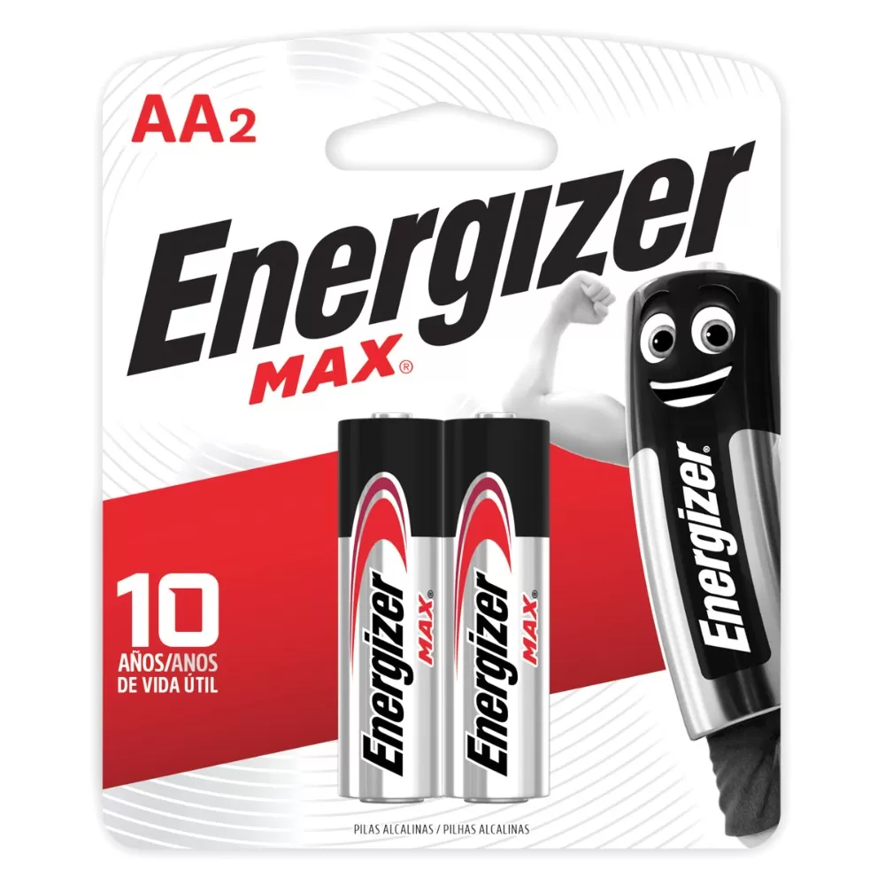 200006170.jpg PILA ENERGIZER MAX ALKALINA AA 2 UND - Imagen 1