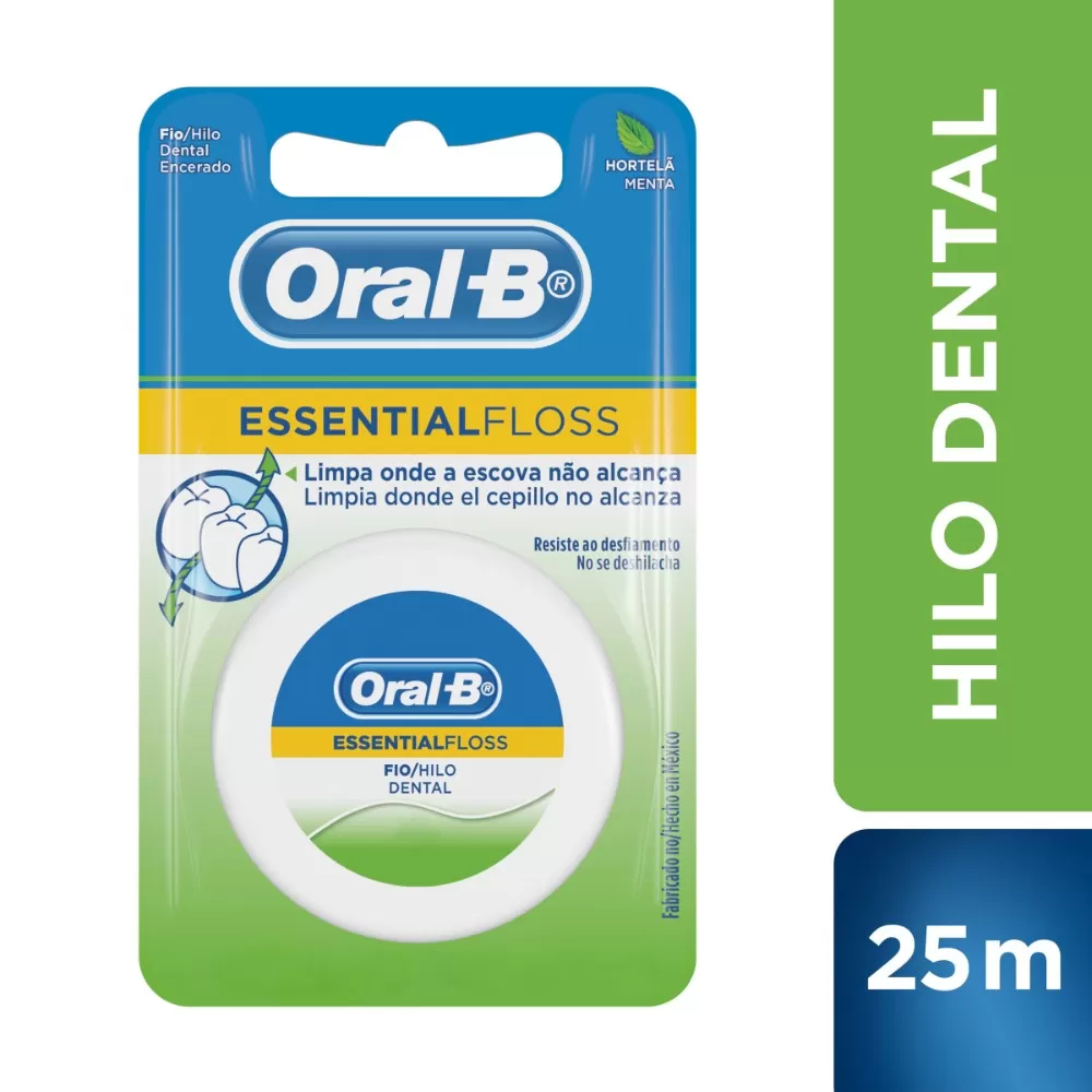 200006504.jpg SEDA DENTAL ORAL-B ESS.FLOSS MENTA 25MTS - Imagen 1
