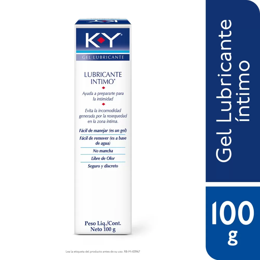 LUBRICANTE INTIMO K-Y GEL 100 GR - Imagen 1