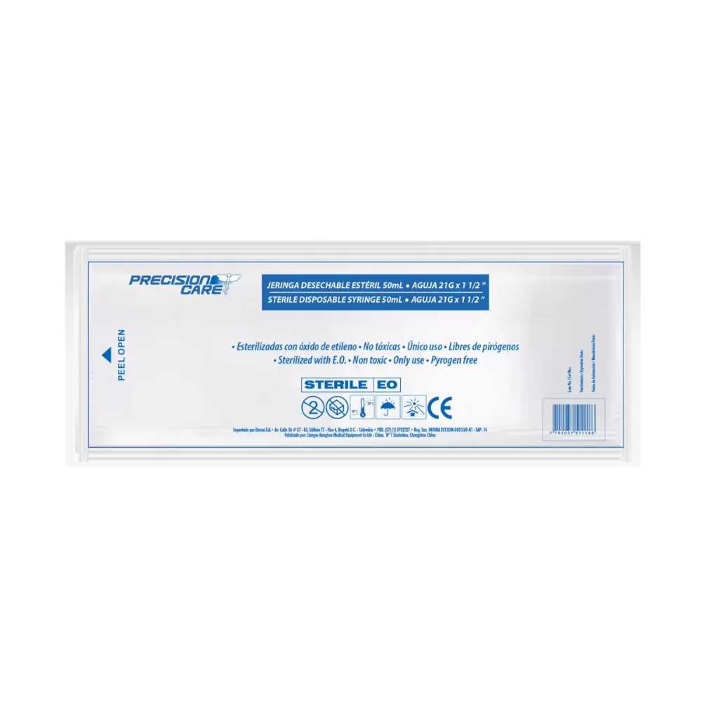 JERINGA 3P 50 ML C.AGU.PRECISION ETERNA - Imagen 1