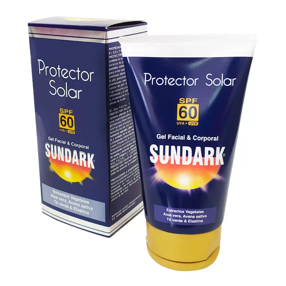 BLOQ.SUNDARK ADULTOS SPF 60 120 ML - Imagen 1