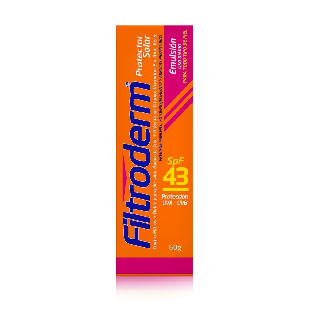 FILTRODERM EMUSION SFP 43 TUBO 60 GR - Imagen 1