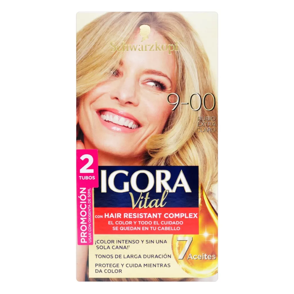 IGORA VITAL D.TUBO 9-00 RUB.EXTRA CLARO - Imagen 1