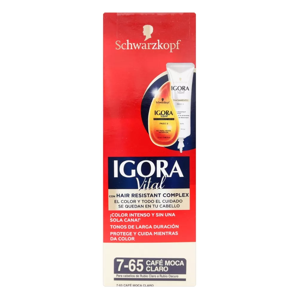 IGORA VITAL TUBO 7-65 CAFE MOCA CLARO - Imagen 1