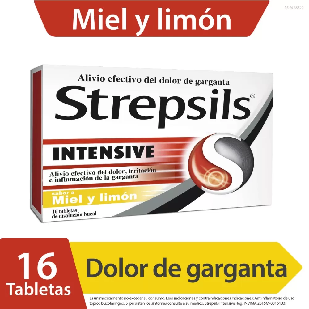 STREPSILS INTENSIVE 8.75MG 16 TBS - Imagen 1