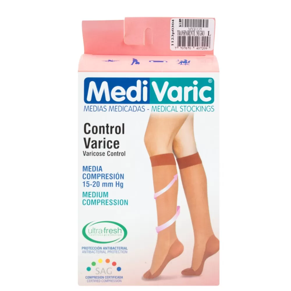 MEDIA MEDIV RODILLA.L NEGR.MEDIA COM.NTI - Imagen 1