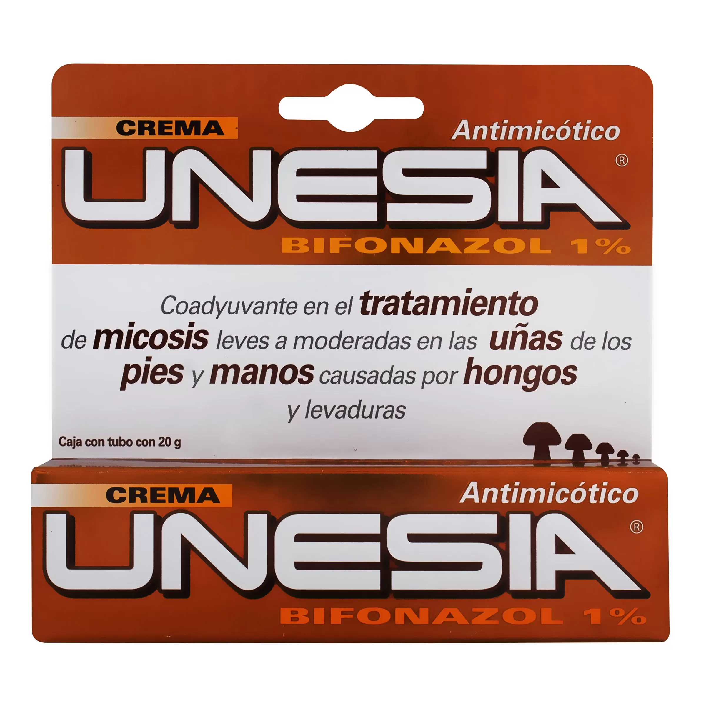 200038007.jpg UNESIA CREMA ANTIMICOTICO 20 GR - Imagen 1
