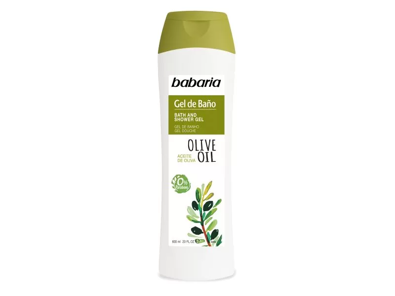 200038248.jpg GEL DE BANO BABARIA ACEITE OLIVA 600 ML - Imagen 1
