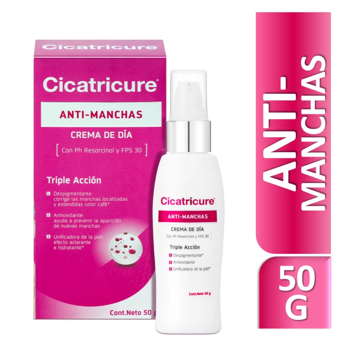 CICATRICURE CREMA ANTI MANCHAS 50 G - Imagen 1