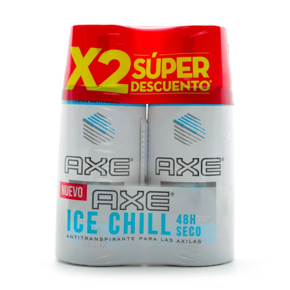 2 DTE AXE SECO SPRAY ICE CHILL 152 ML - Imagen 1