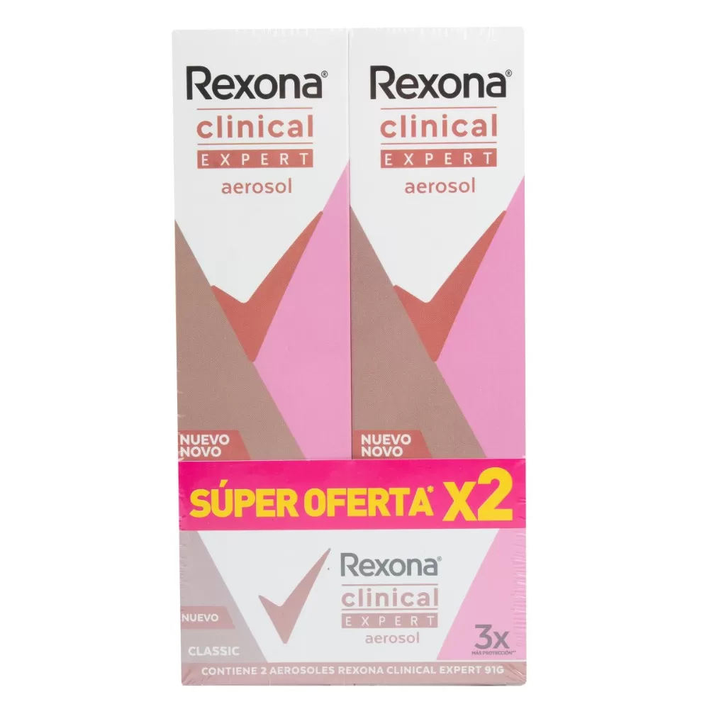 2 DTE REXONA AER CLIN CLASS EXPER 91GR M - Imagen 1