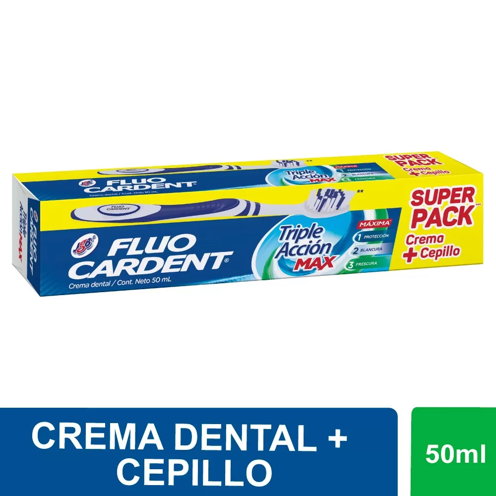 CRE.FLUOCAR TRIPLE ACCI MAX 50ML+CEP - Imagen 1