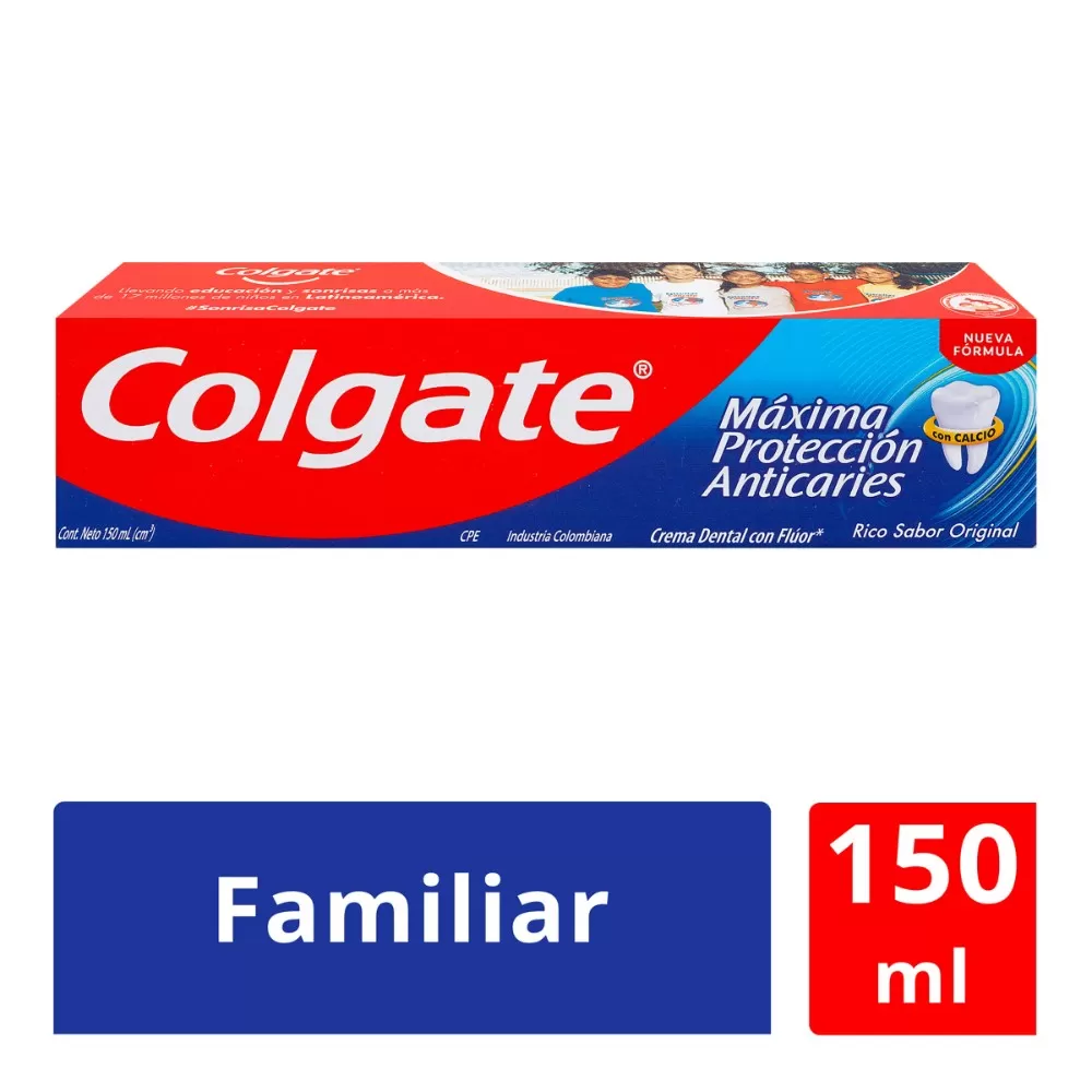COLGATE MENTA ANTICARIES 150 ML - Imagen 1