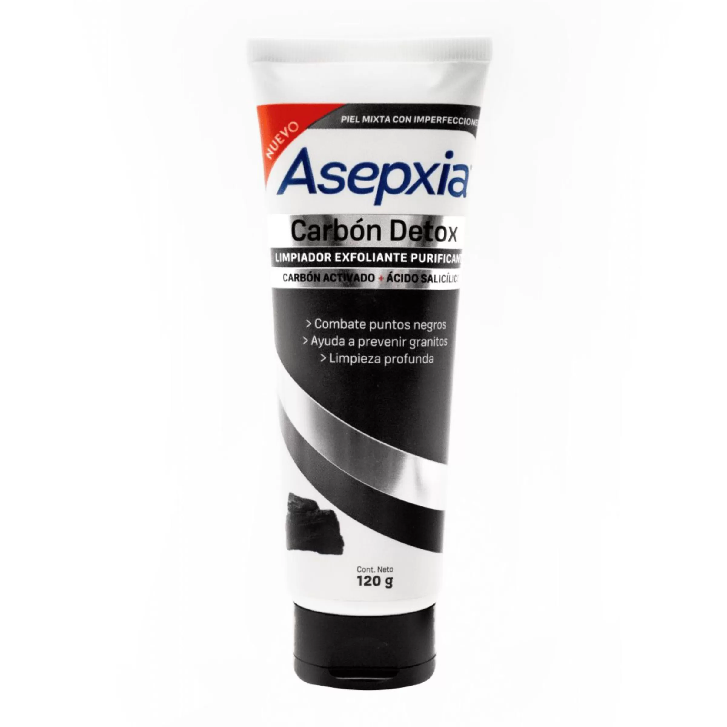 ASEPXIA CARBON GEL EXFOLIA. 120 GR - Imagen 1
