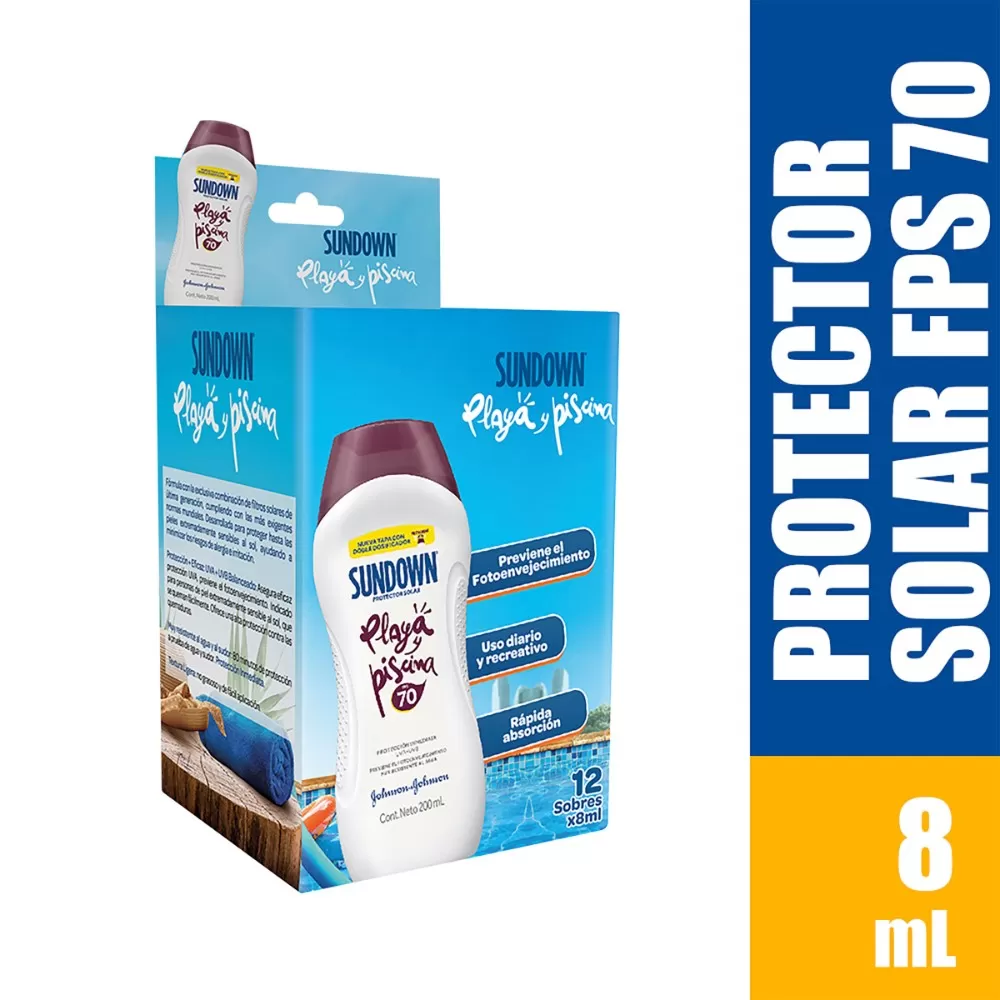 PROTECTOR SOLAR SUNDOWN FPS70 - Imagen 1