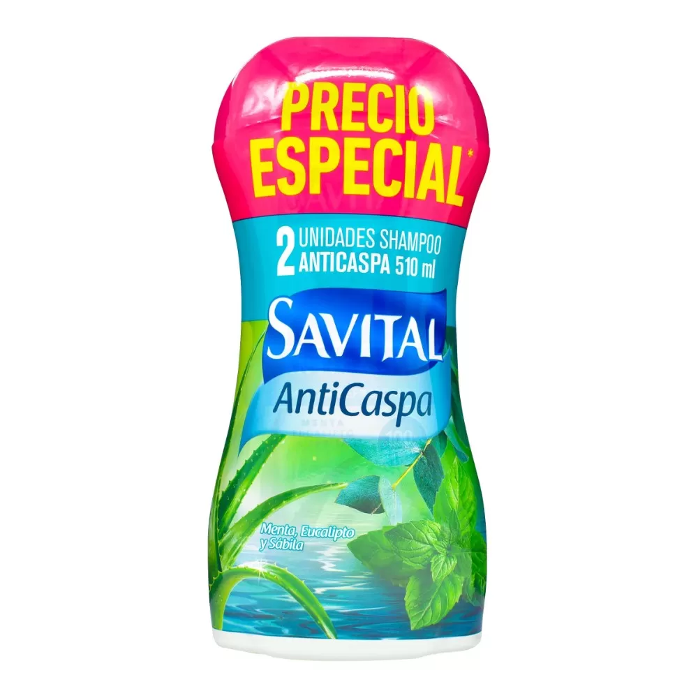 2 CHA.SAVITAL ANTICASPA 510 ML - Imagen 1