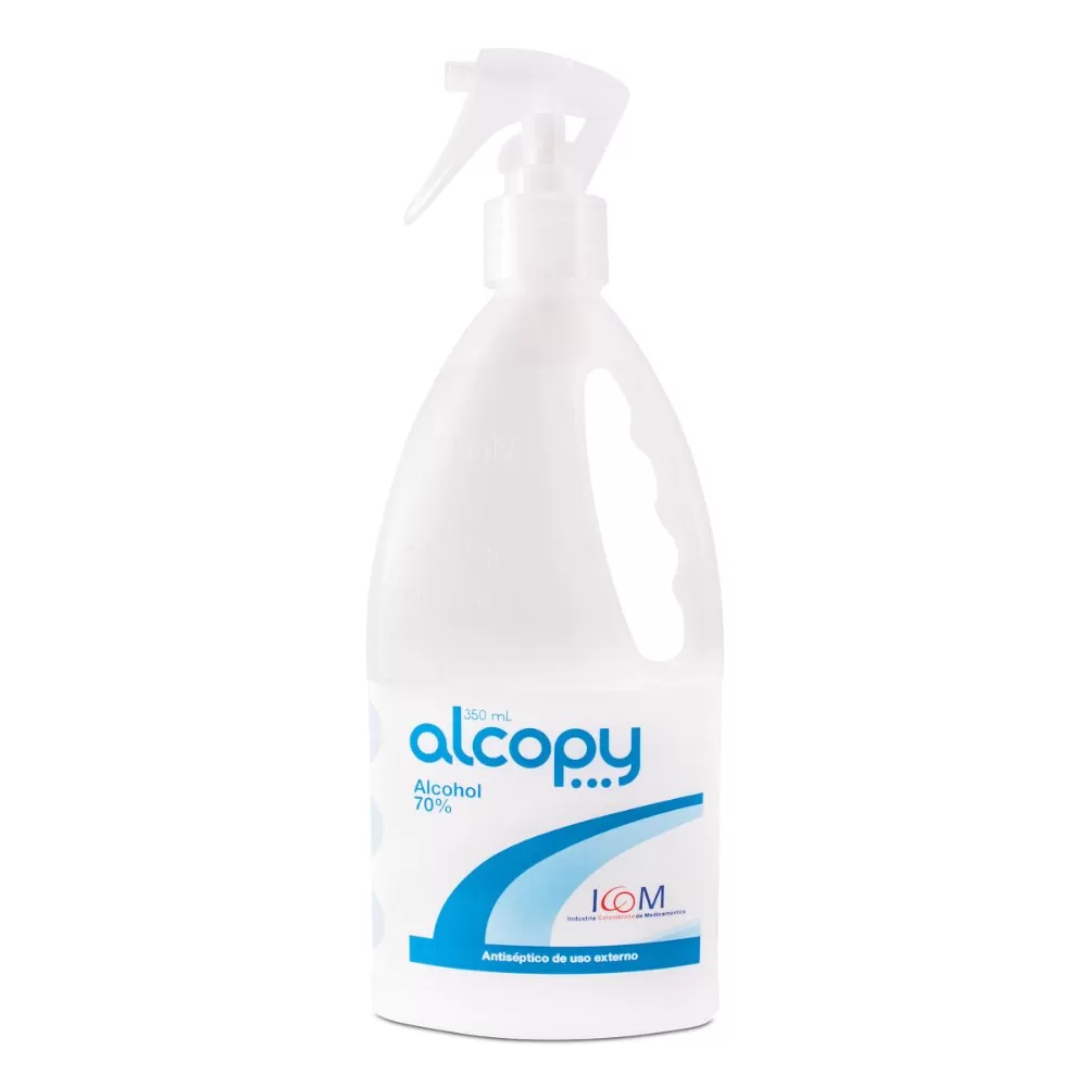 ALCOHOL ANTISEPTICO ALCOPY 350 ML SPR - Imagen 1