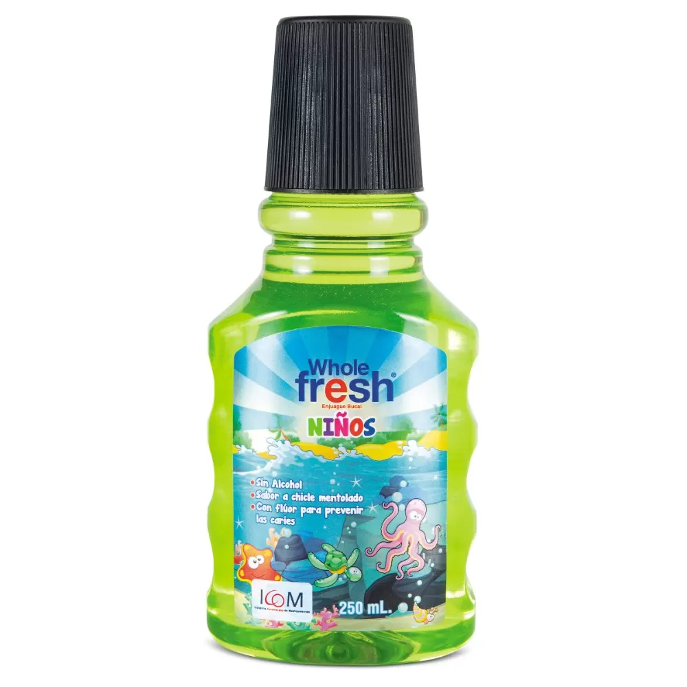 ENJ. WHOLEFRESH NINOS 250 ML ICOM - Imagen 1