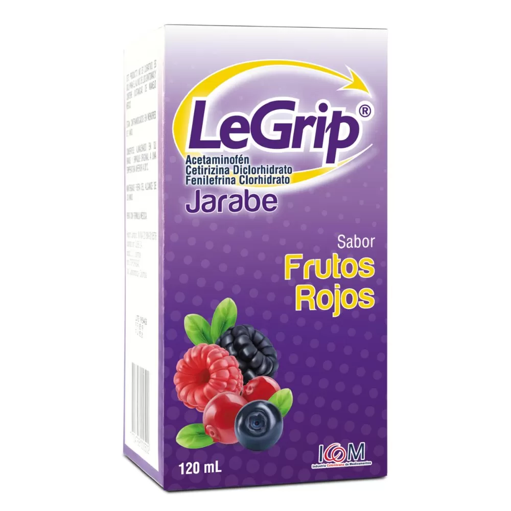 LEGRIP JBE FRUTOS ROJOS 120 ML ICOM - Imagen 1