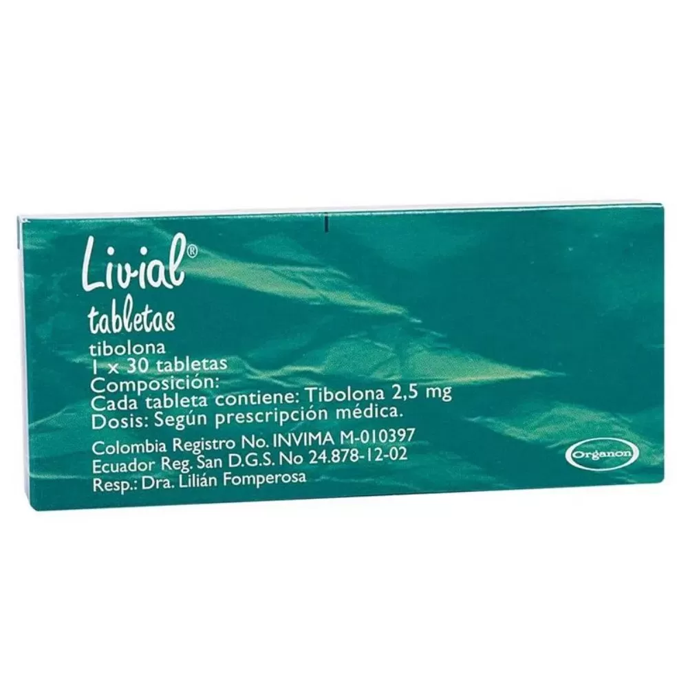 LIVIAL 2.5 MG 30 TBS32831 - Imagen 1