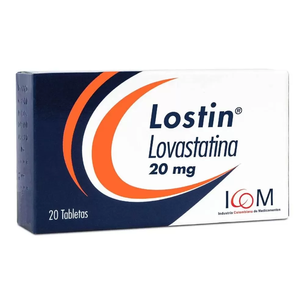 LOVASTATINA-LOSTIN-20-MG-20-TBS-ICOM.jpg LOVASTATINA LOSTIN 20 MG 20 TBS ICOM - Imagen 1