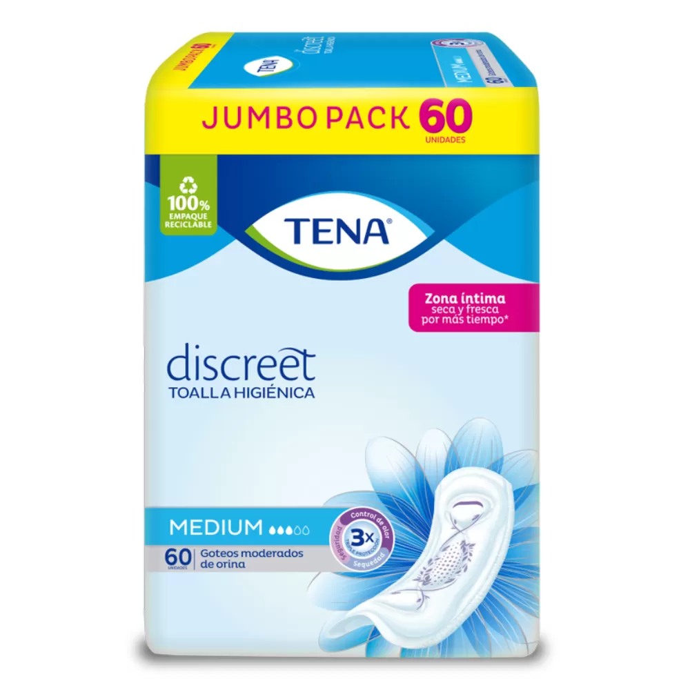 TENA MUJER MEDIUM 60 UND - Imagen 1